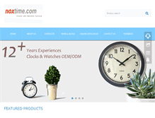 Tablet Screenshot of noxtime.com